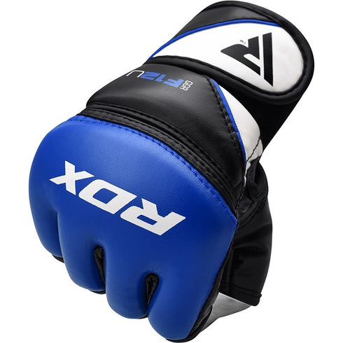 RDX F12 TRAINING MMA GRAPPLING GLOVES/Blu-9